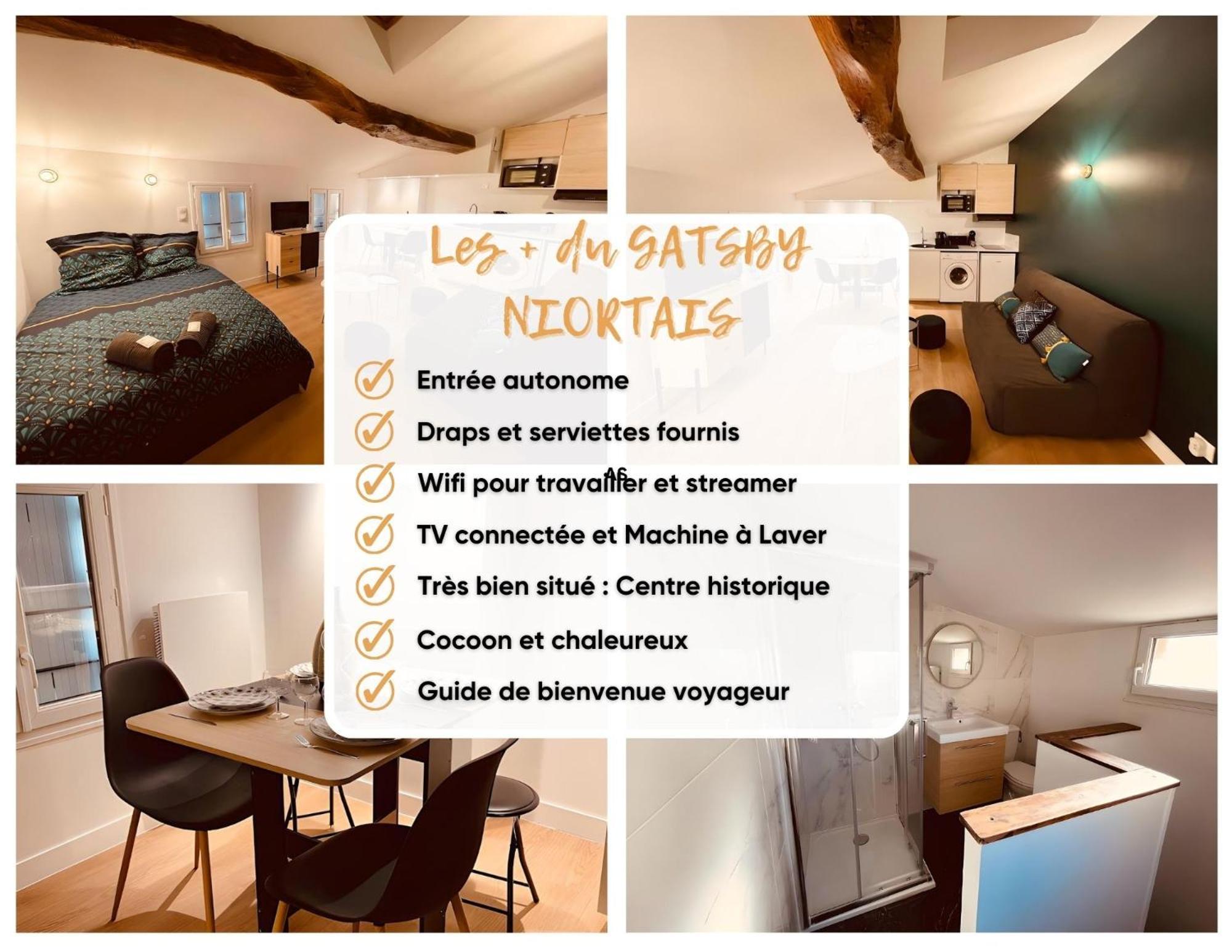 Le Gatsby Niortais - Home Homy Eksteriør bilde